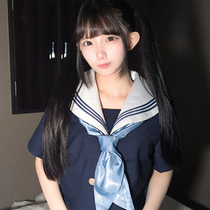 146cm低身長×黒髪ツインテールの制服女子 ICG-005
