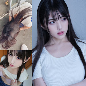 黒髪のストレートロングヘアーが美しい細身美人のNTR作品 SMJJ-001