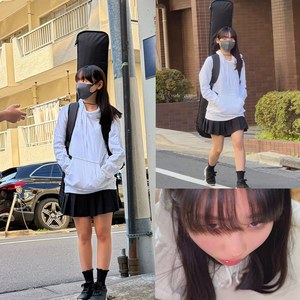 touka｜149cm×黒髪ぱっつんストレートの低身長バンド女子【MGLD-009】