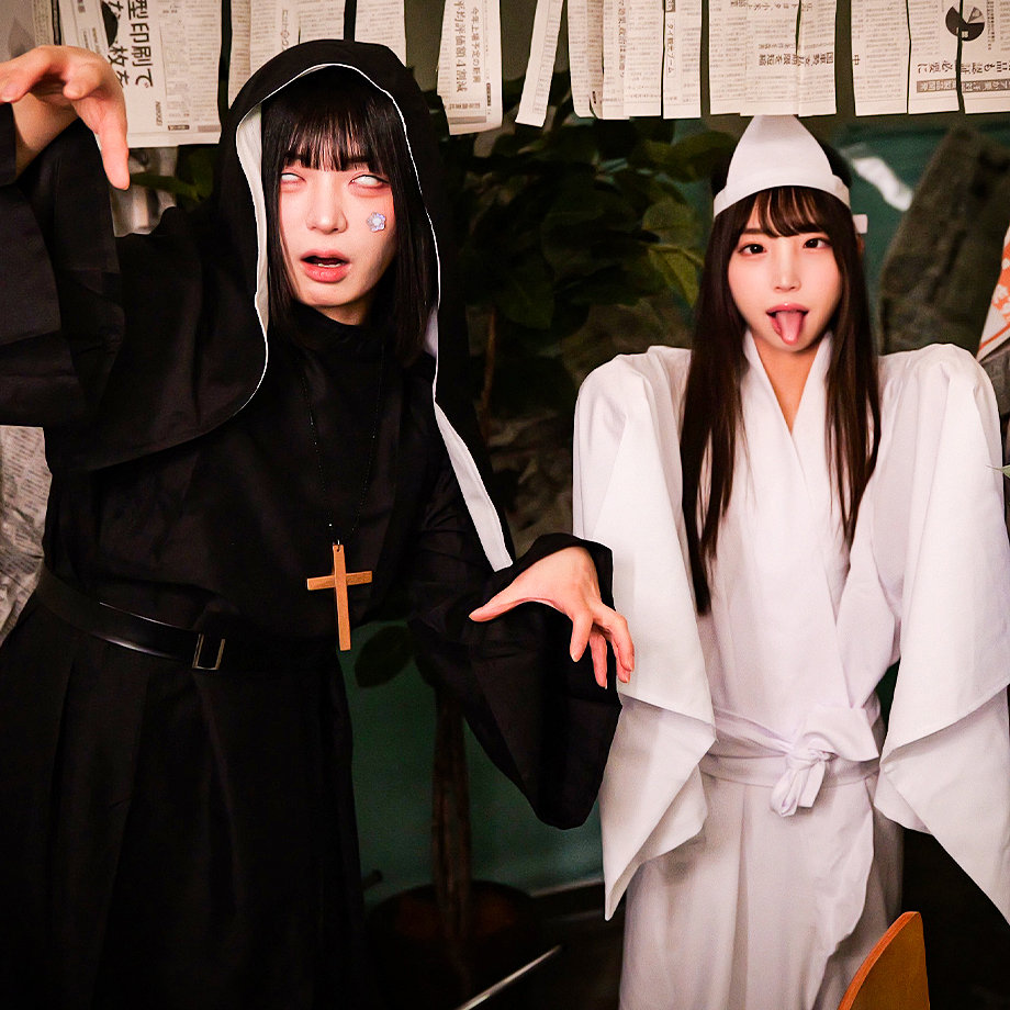 K｜147cm×腰まで黒髪ストレートの低身長幽霊コスプレ美少女【SPAY-836】